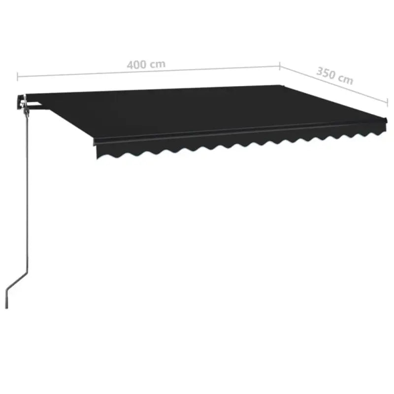 Uitschuifbare luifel met gepoedercoat aluminium voor buitenruimte - Zonwering