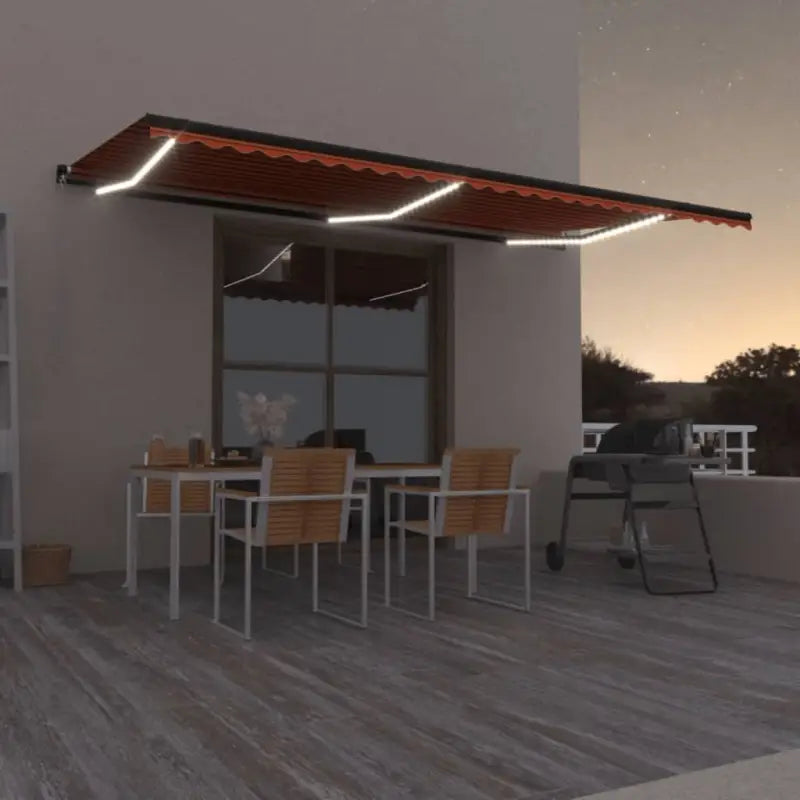 Uitschuifbare luifel met gepoedercoat aluminium voor buitenruimte - Multikleur / 600 x 350 cm / 1 - Zonwering