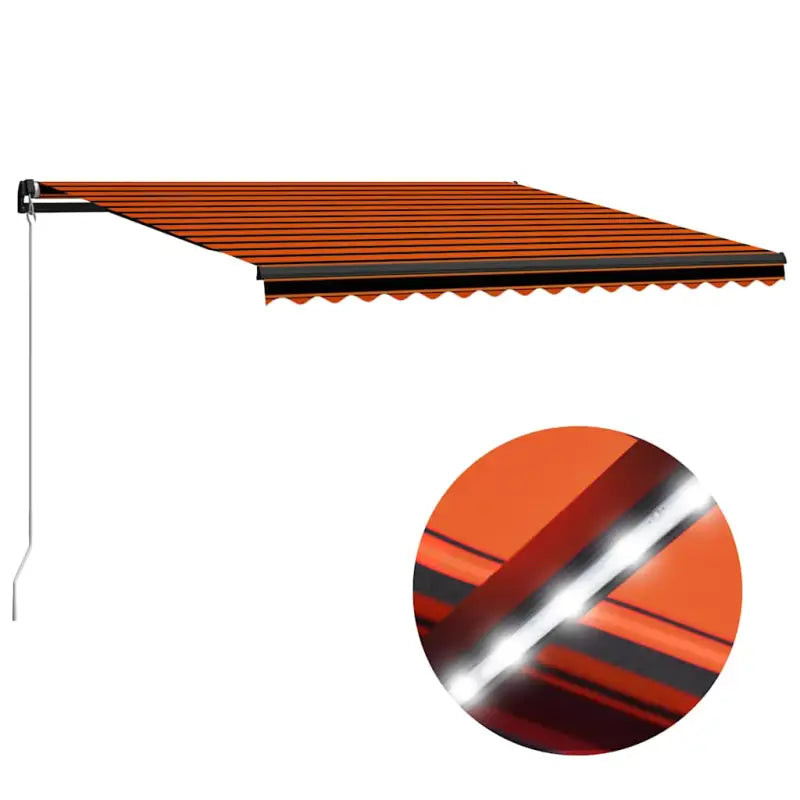Uitschuifbare luifel met gepoedercoat aluminium voor buitenruimte - Multikleur / 450 x 300 cm / 1 - Zonwering