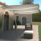 Uitschuifbare luifel met gepoedercoat aluminium voor koele buitenruimte - Crème / 600 x 350 cm / 1 - Zonwering