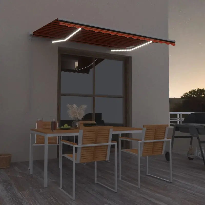 Uitschuifbare luifel met gepoedercoat aluminium voor koele buitenruimtes - Multikleur / 300 x 250 cm / 1 - Zonwering