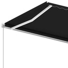 Uitschuifbare luifel met gepoedercoat aluminium voor koele buitenruimte - Zonwering