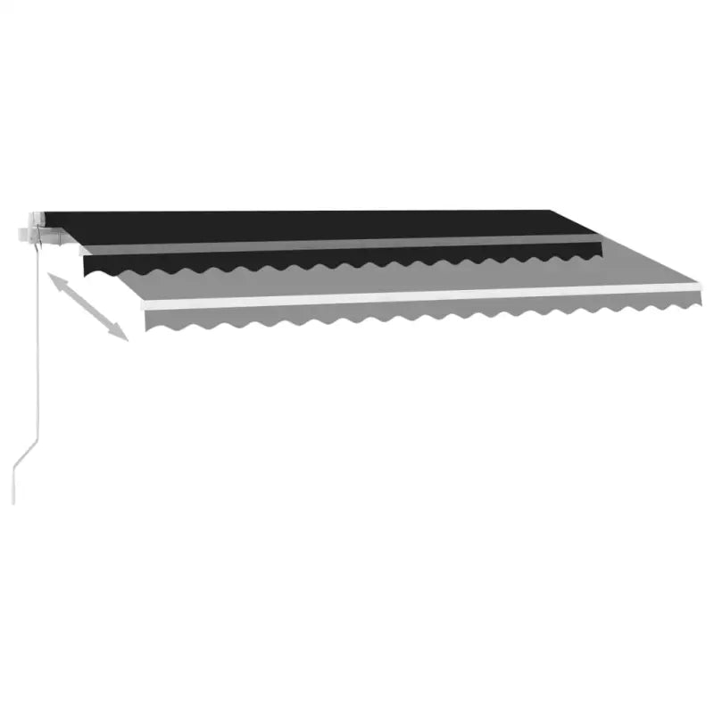 Uitschuifbare luifel met gepoedercoat aluminium voor koele buitenruimte - Zonwering