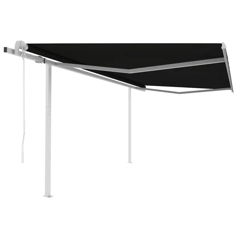 Uitschuifbare luifel met gepoedercoat aluminium voor schaduw en koelheid - Antraciet / 4 x 3 m / 1 - Zonwering
