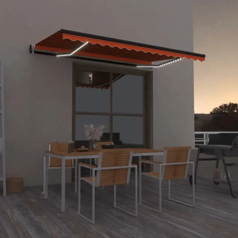 Uitschuifbare luifel met gepoedercoat aluminium voor schaduw en comfort - Multikleur / 400 x 350 cm / 1 - Zonwering