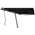 Uitschuifbare luifel met gepoedercoat aluminium voor schaduw buiten - Antraciet / 450 x 300 cm / 1 - Zonwering
