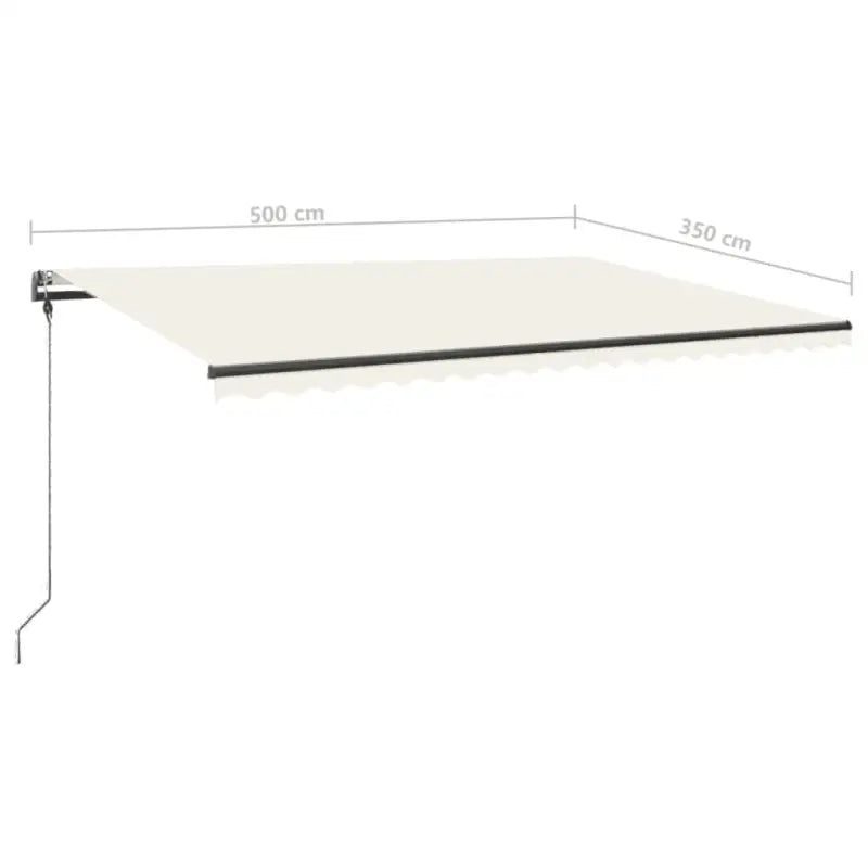 Uitschuifbare luifel met gepoedercoat aluminium voor schaduw buiten - Zonwering