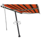 Uitschuifbare luifel met gepoedercoat aluminium voor schaduw buiten - Multikleur / 350 x 250 cm / 1 - Zonwering