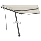 Uitschuifbare luifel met gepoedercoat aluminium voor schaduw buiten - Crème / 350 x 250 cm / 1 - Zonwering