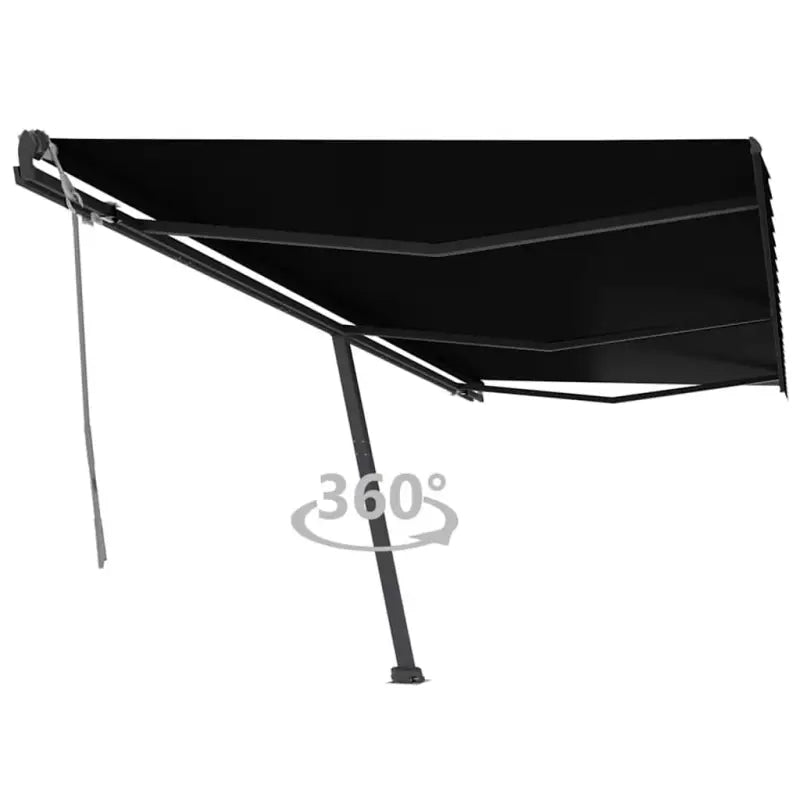 Uitschuifbare luifel met gepoedercoat aluminium voor schaduw buiten - Antraciet / 600 x 300 cm / 1 - Zonwering