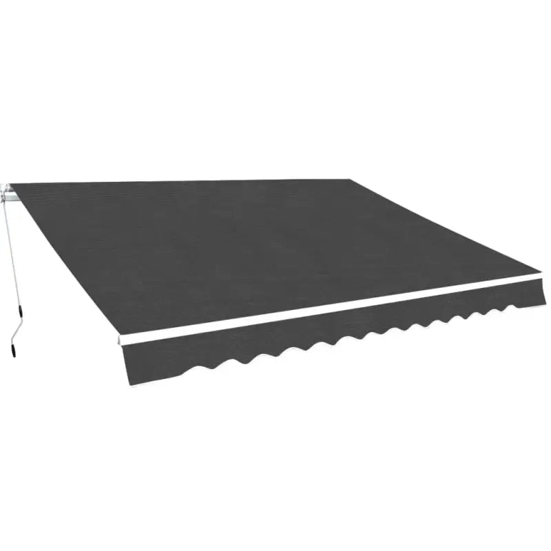 Uitschuifbare luifel met stevig aluminium frame voor koele tuinplekken - Antraciet / 450 cm / 1 - Zonwering
