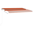 Uitschuifbare luifel van gepoedercoat aluminium voor automatische bescherming - Zonwering