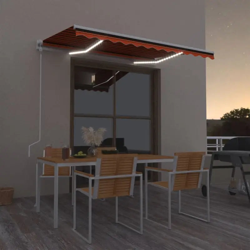 Uitschuifbare luifel van gepoedercoat aluminium voor automatische bescherming - Multikleur / 300 x 250 cm / 1