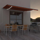 Uitschuifbare luifel van gepoedercoat aluminium voor automatische bescherming - Multikleur / 500 x 300 cm / 1