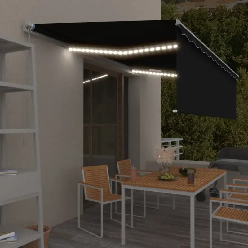 Uitschuifbare Luifel voor Koelere Buitenruimtes - Antraciet / 5 x 3 m / 1 - Zonwering