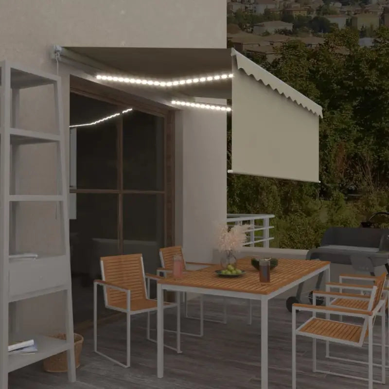 Uitschuifbare Luifel voor Koelere Buitenruimtes - Crème / 3.5 x 2.5 m / 1 - Zonwering