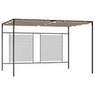 Uittrekbaar dak partytent voor tuinfeesten en BBQ’s - Taupe / 1 - Partytenten & prieëlen