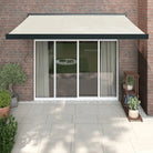 Uittrekbare luifel van gepoedercoat aluminium voor terrasplezier - 1 / Crème / 300 x 250 cm - Zonwering