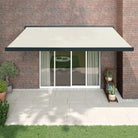 Uittrekbare luifel van gepoedercoat aluminium voor terrasplezier - 1 / Crème / 400 x 300 cm - Zonwering
