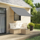 Uittrekbare luifel voor comfortabel genieten op je terras - Antraciet / 250 x 150 cm / 1 - Zonwering