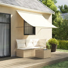 Uittrekbare luifel voor comfortabel genieten op je terras - Crème / 200 x 150 cm / 1 - Zonwering