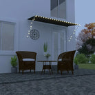Uittrekbare zonwering voor raam terras en tuin - Antraciet / 300 x 150 cm / 1 - Zonwering