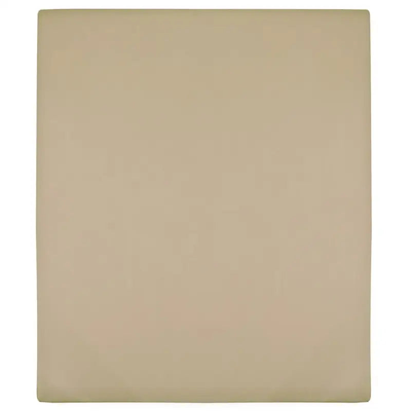 Ultrazacht katoenen hoeslaken voor comfortabel slapen - Taupe / 140 x 200 cm / 2 - Hoeslakens