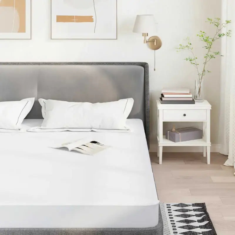 Ultrazachte waterdichte matrasbeschermer met elastische rok - 120 x 220 cm / 1 - Matrassen