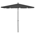 Uv-beschermende parasol met anti-vervagend polyester - Antraciet / 1 - Parasols en zonneschermen