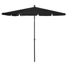 Uv-beschermende parasol met anti-vervagend polyester - Zwart / 1 - Parasols en zonneschermen