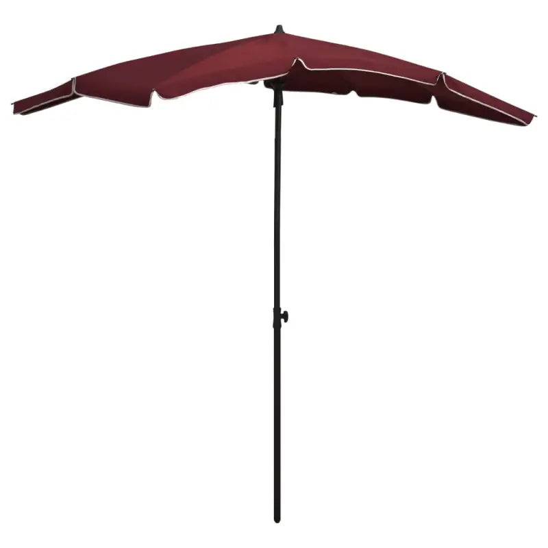 UV-beschermende parasol van polyester voor schaduw en bescherming - Bordeauxrood / 1 - Parasols en zonneschermen