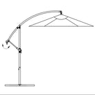 UV-beschermende parasol voor langdurige zonblootstelling - Parasols en zonneschermen
