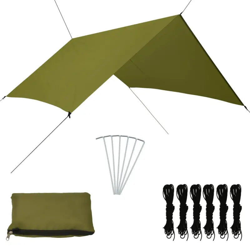 Veelzijdig tuinzeil voor bescherming en schaduw in de buitenlucht - Groen / 3 x 2.85 m / 1 - Parasols en zonneschermen