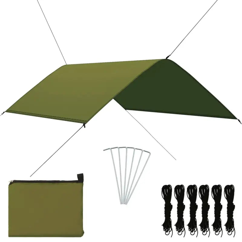 Veelzijdig tuinzeil voor bescherming en schaduw in de buitenlucht - Groen / 3 x 2 m / 1 - Parasols en zonneschermen