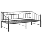 Veelzijdige bedbank met afmetingen bed voor zit- en slaapplaats - Zwart - Bedden & bedframes