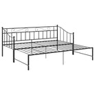 Veelzijdige bedbank met afmetingen bed voor zit- en slaapplaats - Zwart - Bedden & bedframes