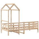 Veelzijdige slaapbank van massief grenenhout met open zijdeur - Bedden & bedframes