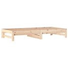 Veelzijdige slaapbank van massief grenenhout met passende afmetingen - Bedden & bedframes