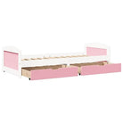 Veelzijdige slaapbank van massief grenenhout voor slaapkamer en woonkamer - Bedden & bedframes