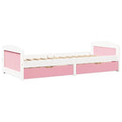 Veelzijdige slaapbank van massief grenenhout voor slaapkamer en woonkamer - Bedden & bedframes