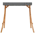 Verandaschommel Accessoires met plat dak en massief gebogen hout - Accessoires voor verandaschommels