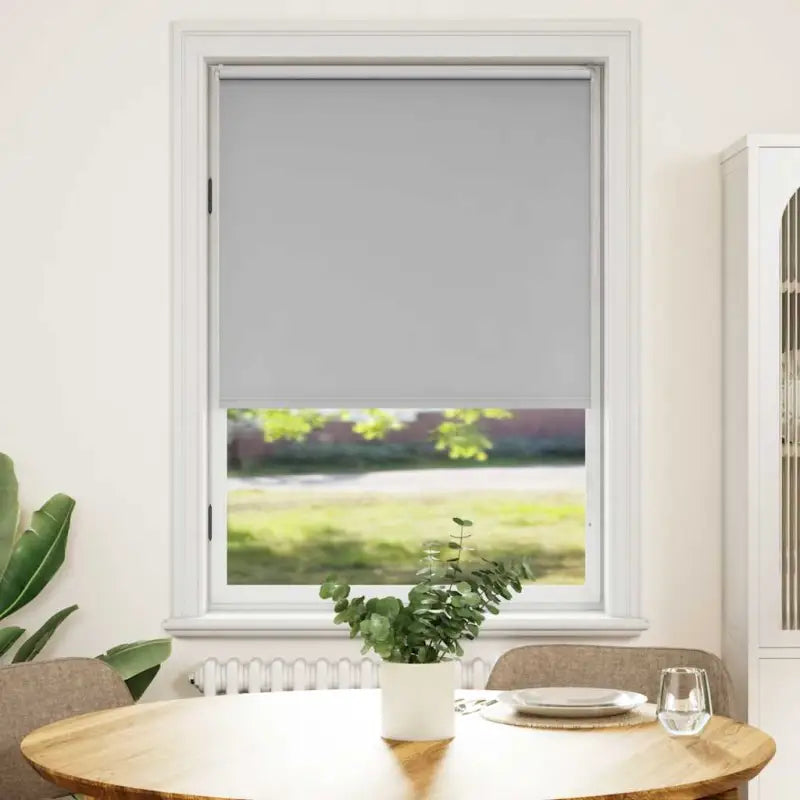 Verduisterende rolgordijnen voor jonge kinderen en optimale lichtcontrole - Grijs / 100 x 175 cm - Jaloezieën &