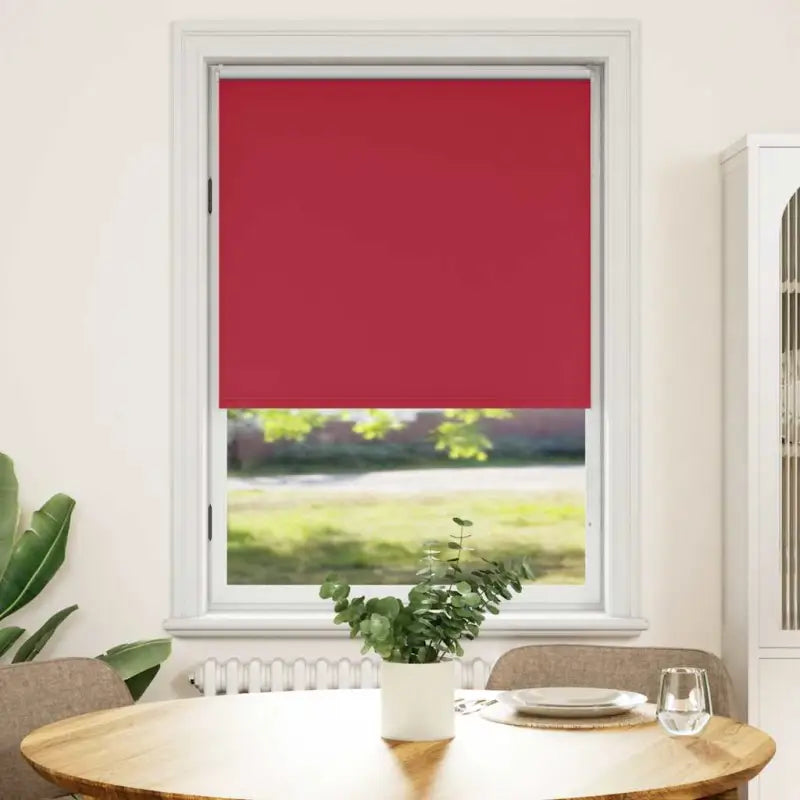 Verduisterende rolgordijnen voor jonge kinderen en optimale lichtcontrole - Rood / 100 x 175 cm - Jaloezieën &