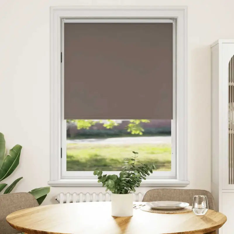 Verduisterende rolgordijnen voor jonge kinderen en optimale lichtcontrole - Koffiebruin / 100 x 175 cm - Jaloezieën &