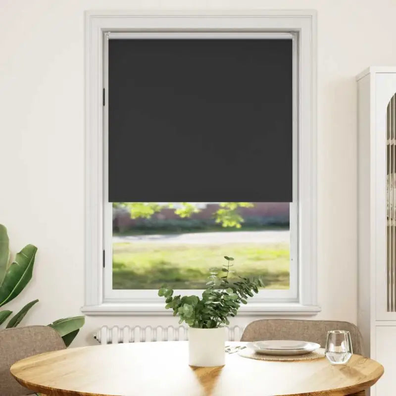 Verduisterende rolgordijnen voor jonge kinderen en optimale lichtcontrole - Zwart / 80 x 175 cm - Jaloezieën &