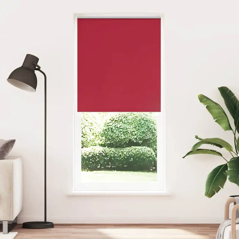 Verduisterende rolgordijnen voor jonge kinderen en optimale lichtcontrole - Rood / 100 x 230 cm - Jaloezieën &