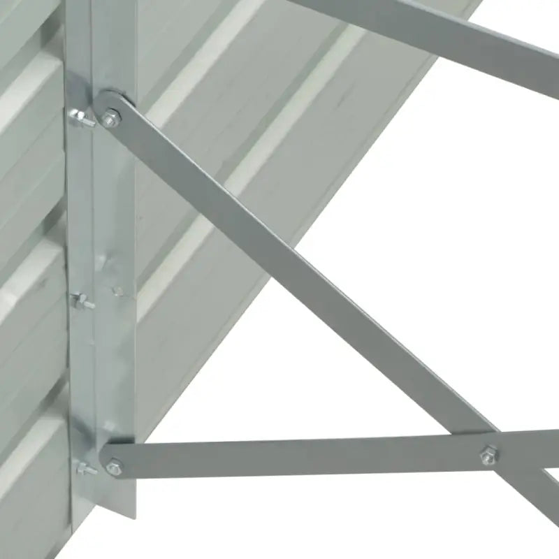 Verhoogde gegalvaniseerd staal plantenbak met open bodem voor tuin en balkon - Bloempotten & plantenbakken