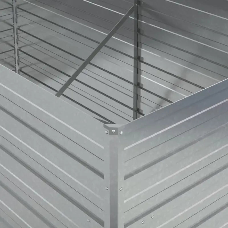 Verhoogde gegalvaniseerd stalen plantenbak voor tuin en balkon decoratie - Bloempotten & plantenbakken