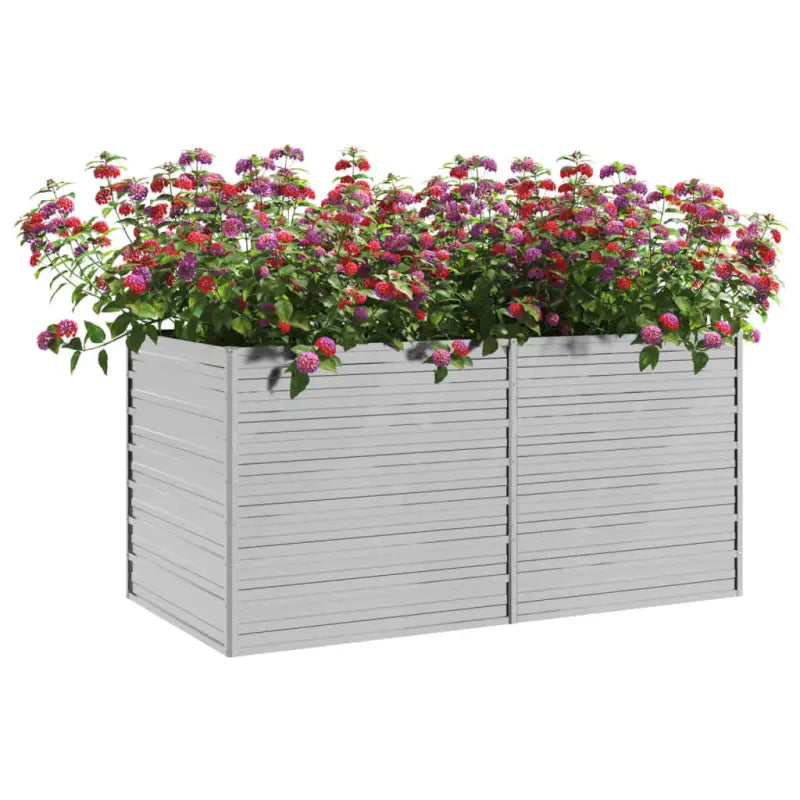 Verhoogde gegalvaniseerd stalen plantenbak voor tuin en balkon decoratie - Bloempotten & plantenbakken