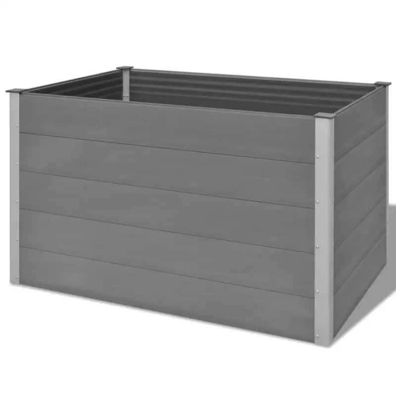 Verhoogde Houten Kunststof Compost plantenbak voor Buiten Tuin - Bloempotten & plantenbakken